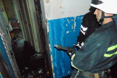 В Северодонецке случился пожар в жилом доме
