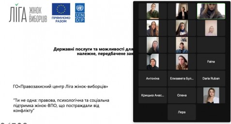 Жінки Дніпропетровської області дізнались інформацію про наявні пільги та можливості для жінок- ВПО